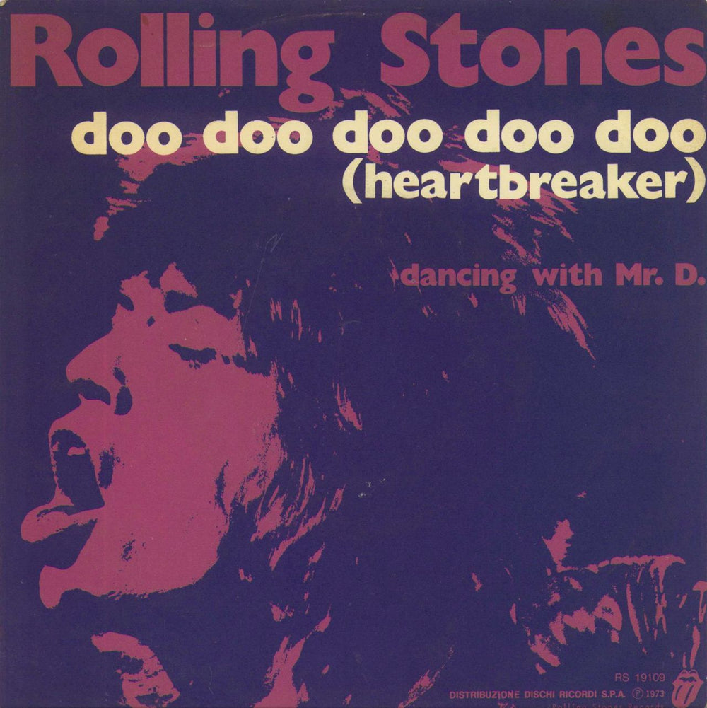 The Rolling Stones Doo Doo Doo Doo Doo (Heartbreaker) + P/S Italian 7" vinyl single (7 inch record / 45) RS19109