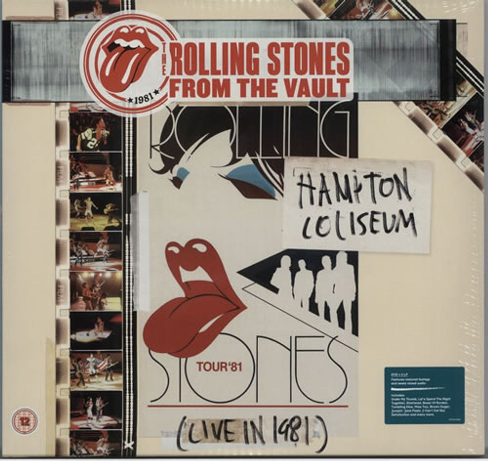 The Rolling Stones From The Vault - Hampton Coliseum - Live In 1981 + Dvd UK 3-LP vinyl record set (Triple LP Album) ERDCLP083