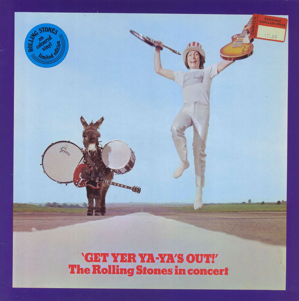 The Rolling Stones Get Yer Ya-Ya's Out - Blue Vinyl Dutch vinyl LP album (LP record) 6835209