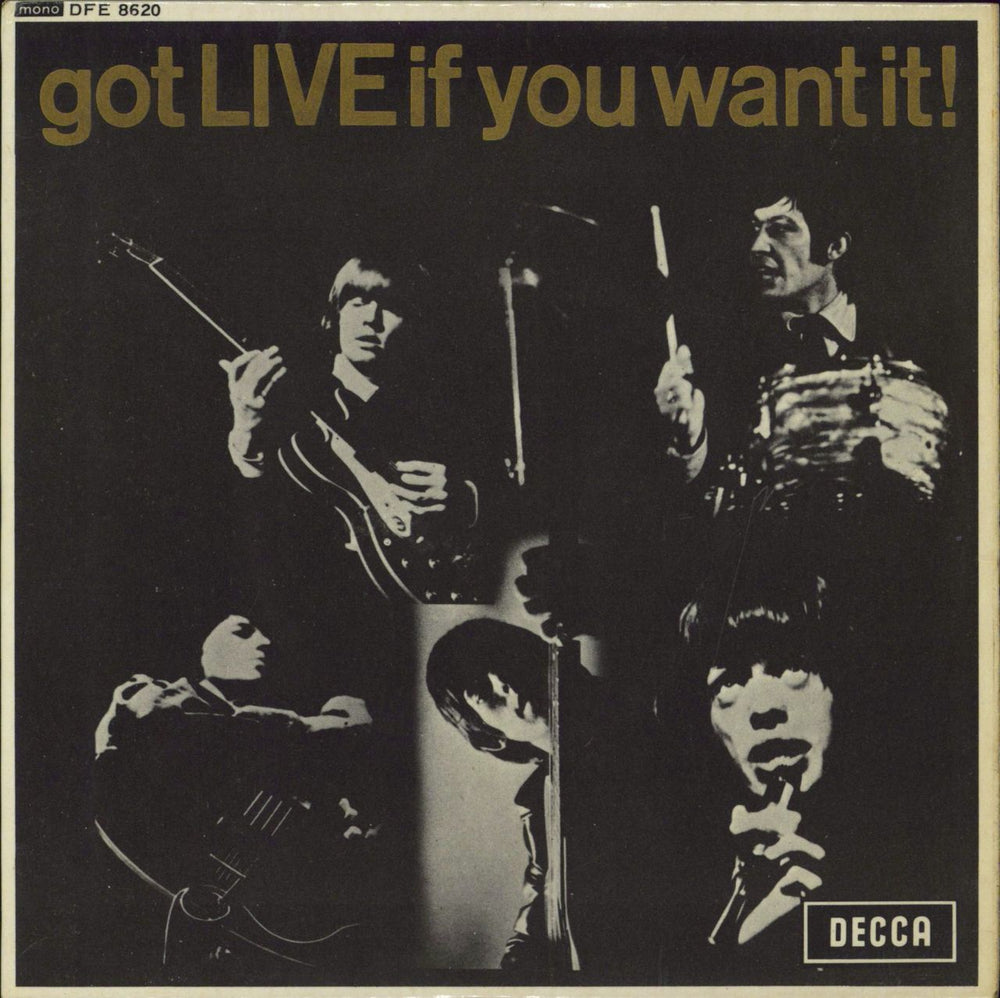 The Rolling Stones Got Live If You Want It EP - 1st - VG UK 7" vinyl single (7 inch record / 45) DFE8620