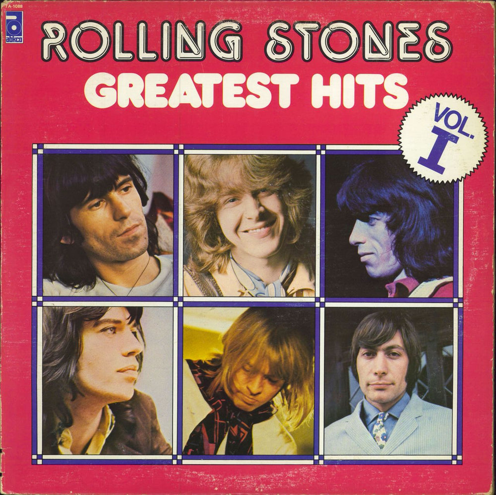 The Rolling Stones Greatest Hits Volume 1 Canadian vinyl LP album (LP record) TA-1088