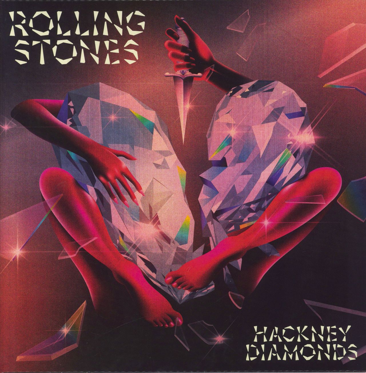 The Rolling Stones Hackney Diamonds - Green Vinyl Alternate Cover