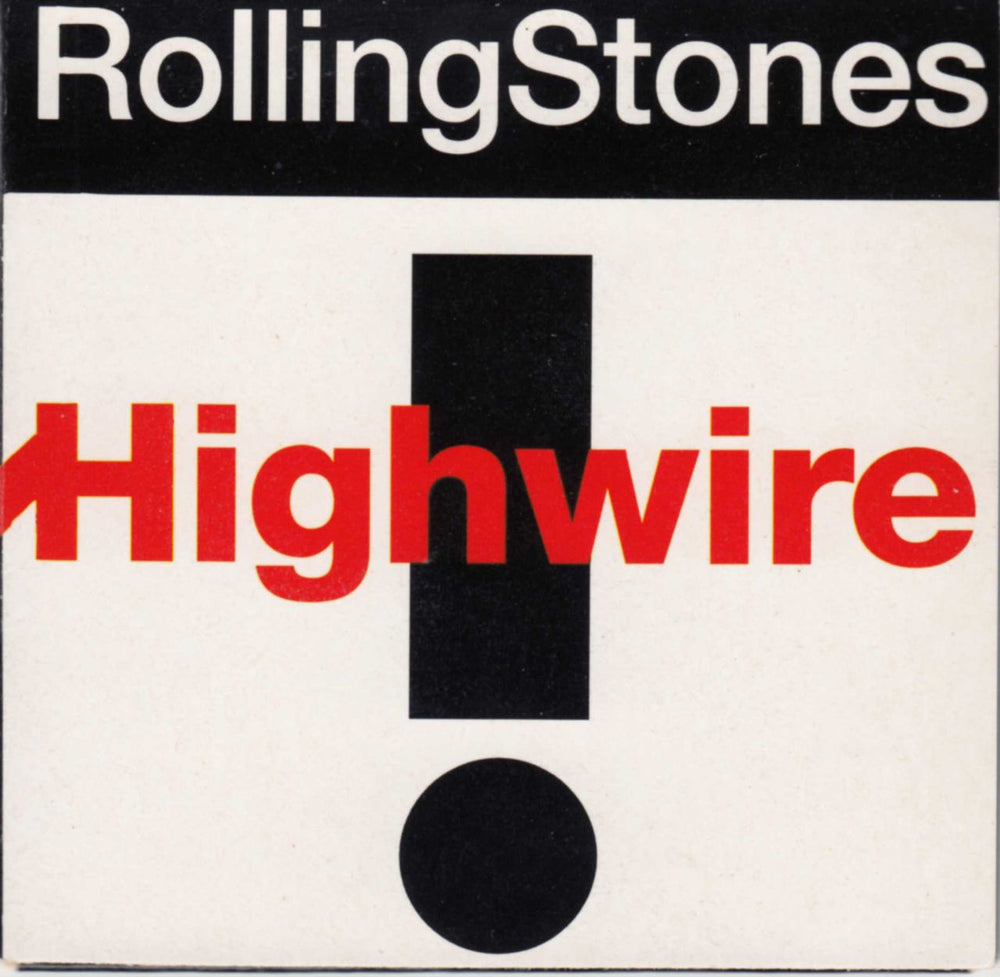 The Rolling Stones Highwire Dutch 3" CD single (CD3) 656756-1