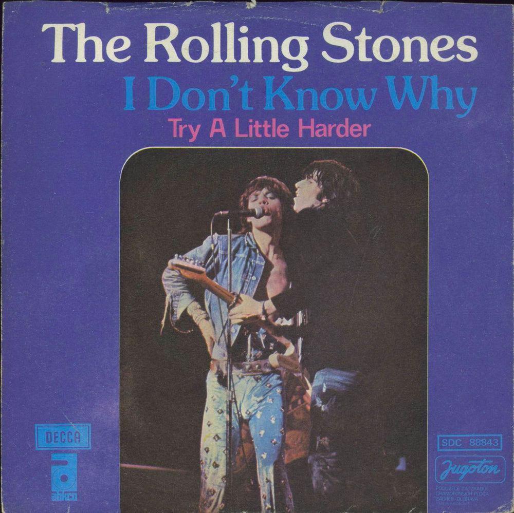 The Rolling Stones I Don't Know Why Yugoslavian 7" vinyl single (7 inch record / 45) SDC88843