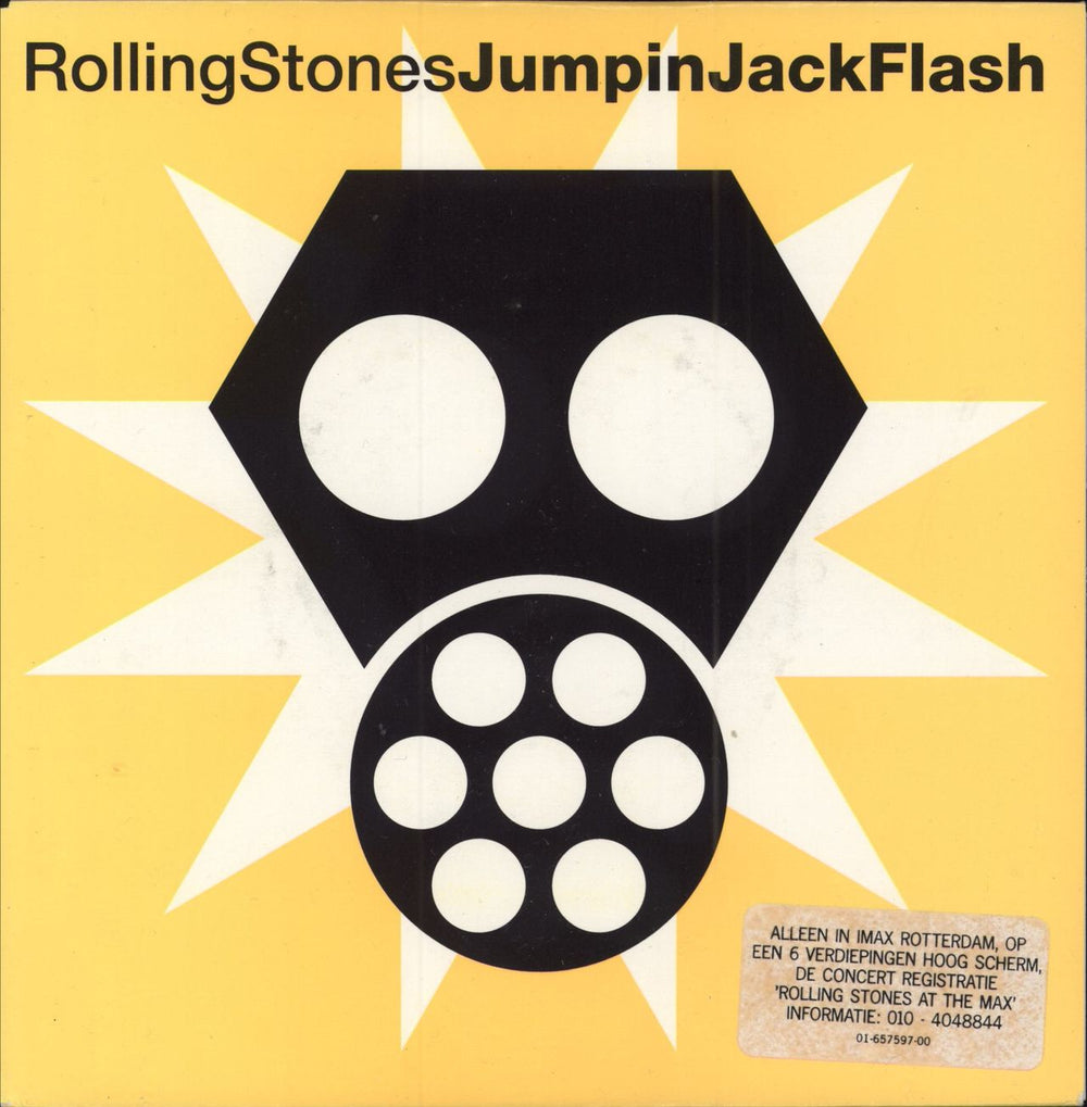 The Rolling Stones Jumpin' Jack Flash + Flyer Dutch 7" vinyl single (7 inch record / 45) 657597-7