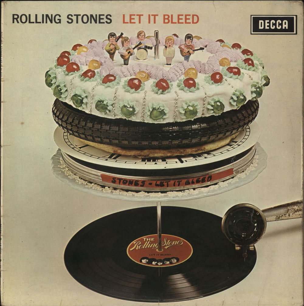 The Rolling Stones Let It Bleed - 3rd + Poster - VG UK vinyl LP album (LP record) SKL5025