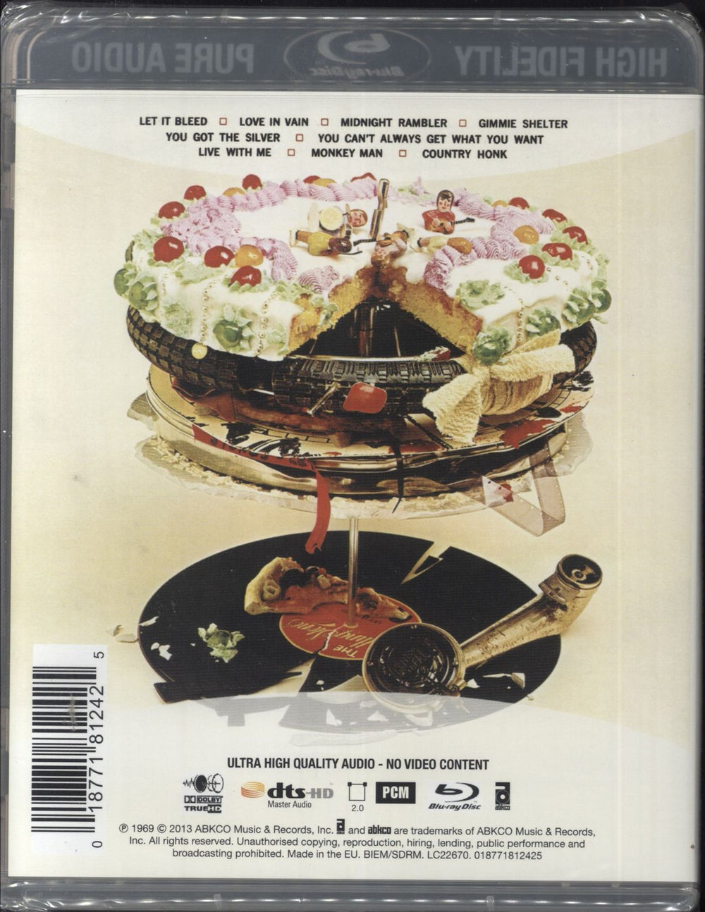 The Rolling Stones Let It Bleed -Sealed UK Blu Ray Audio 018771812425