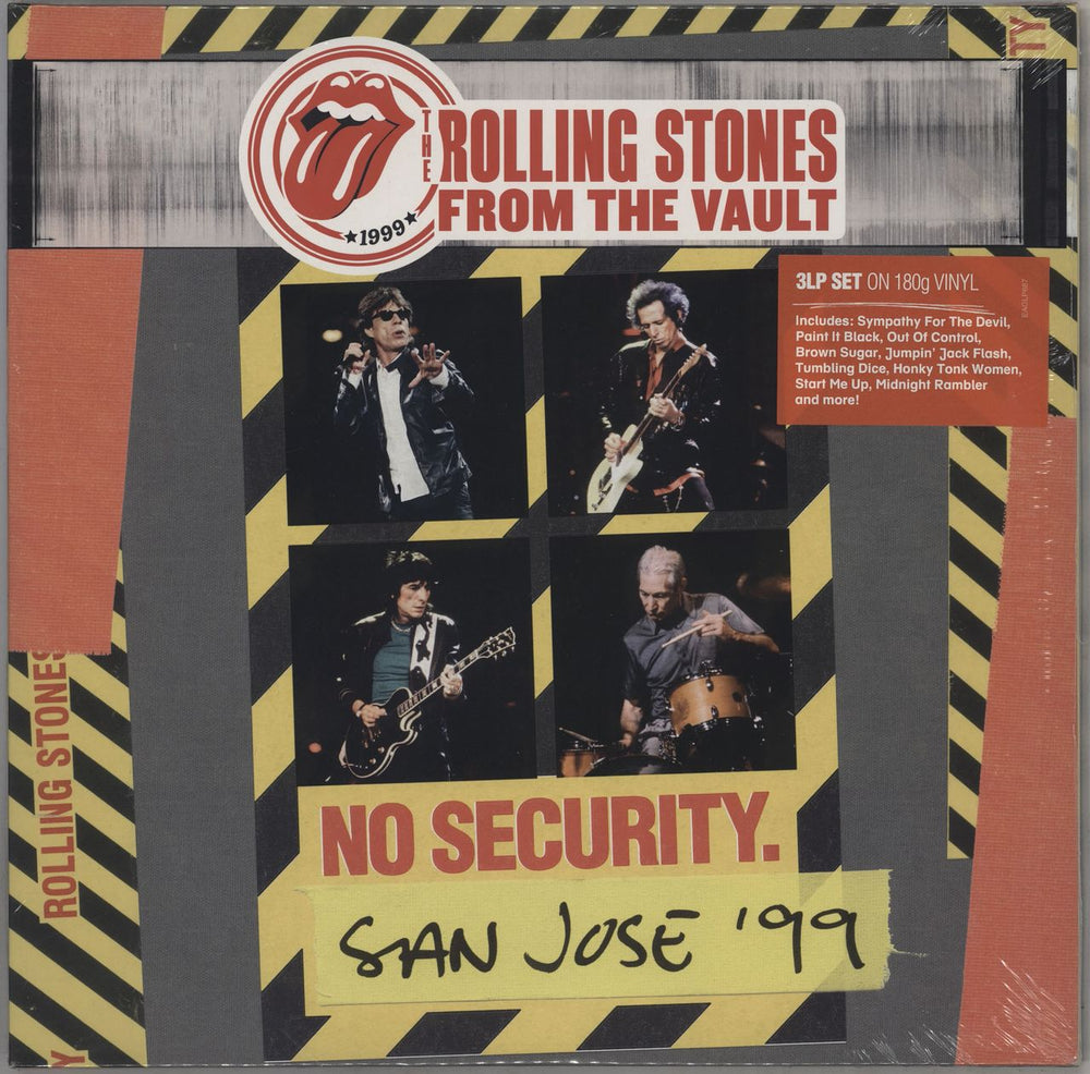 The Rolling Stones No Security. San Jose '99 - 180gm - Sealed UK 3-LP vinyl record set (Triple LP Album) EAGLP687