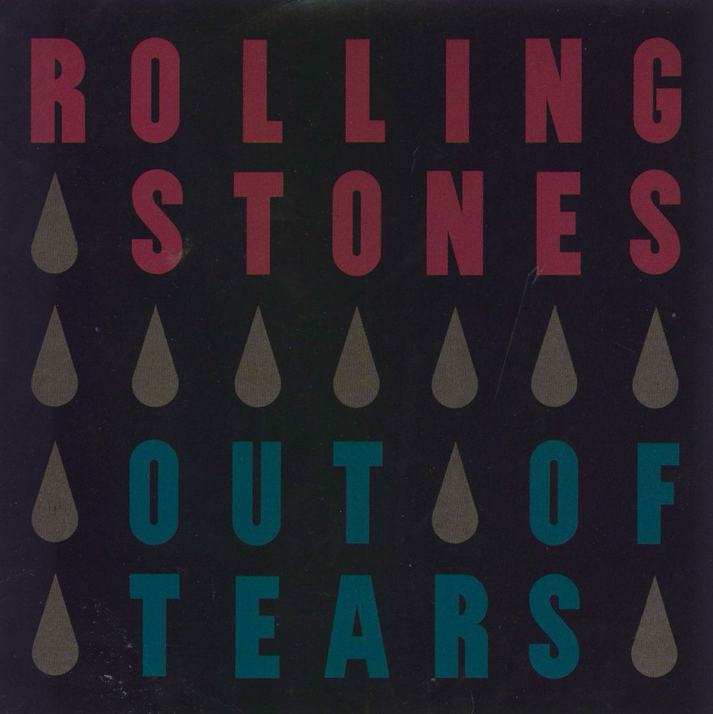 The Rolling Stones Out Of Tears - Promo Stickered UK Promo 7" vinyl single (7 inch record / 45) VS1524