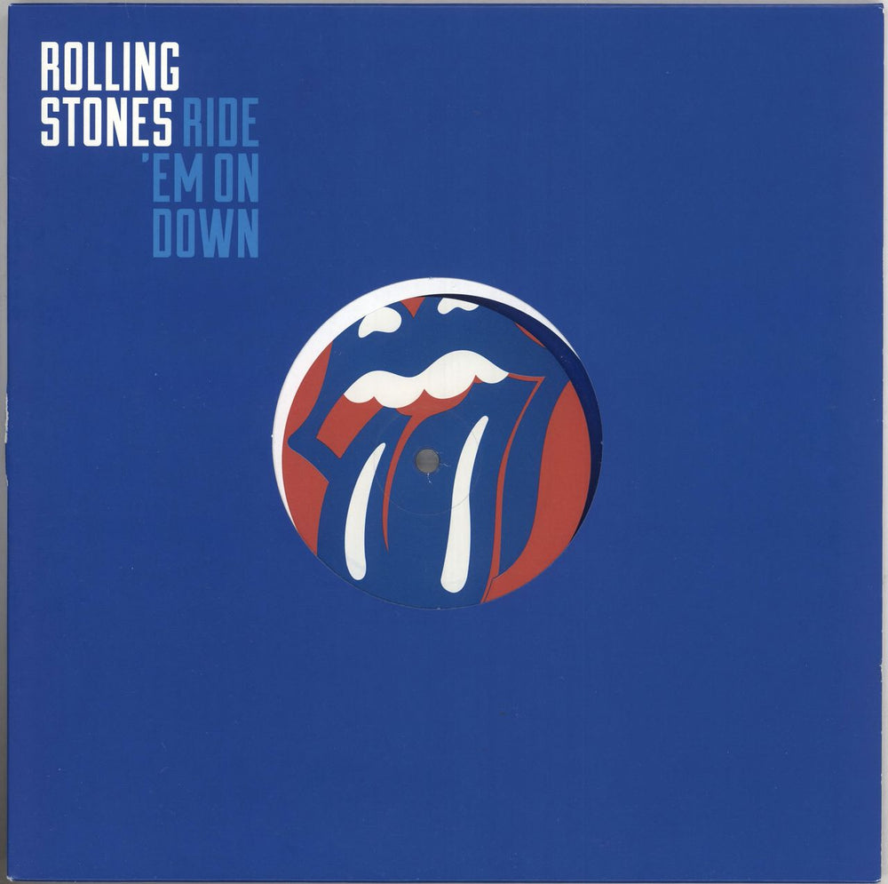 The Rolling Stones Ride 'Em On Down - RSD BF16 - Blue Vinyl UK 10" vinyl single (10 inch record) 571775-2