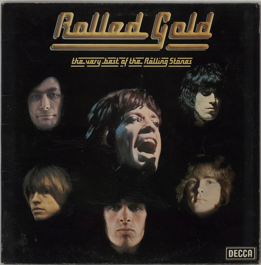 The Rolling Stones Rolled Gold - 3rd UK 2-LP vinyl record set (Double LP Album) ROST1/2