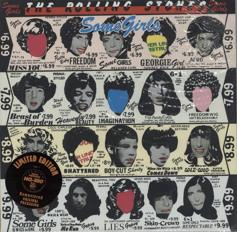 The Rolling Stones Some Girls - 180gm US vinyl LP album (LP record) 478671