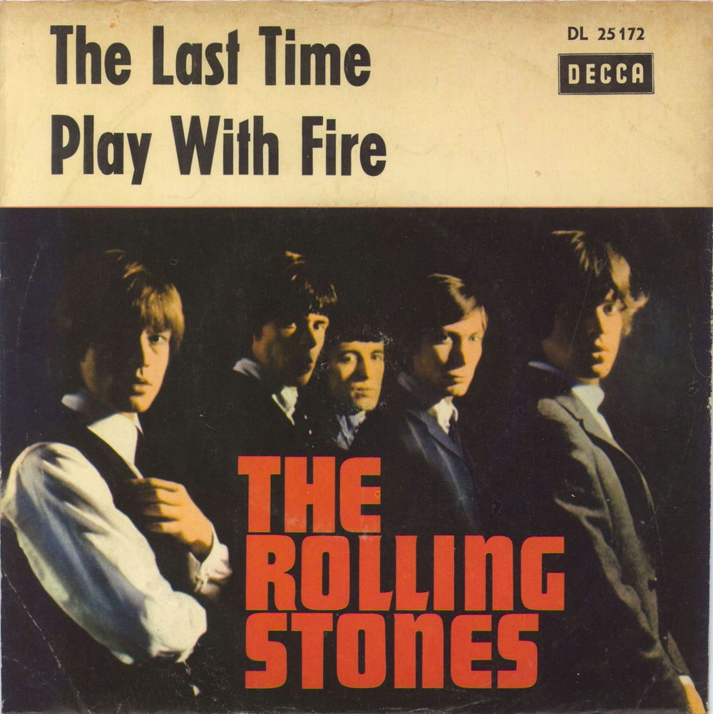 The Rolling Stones The Last Time German 7" vinyl single (7 inch record / 45) DL25172