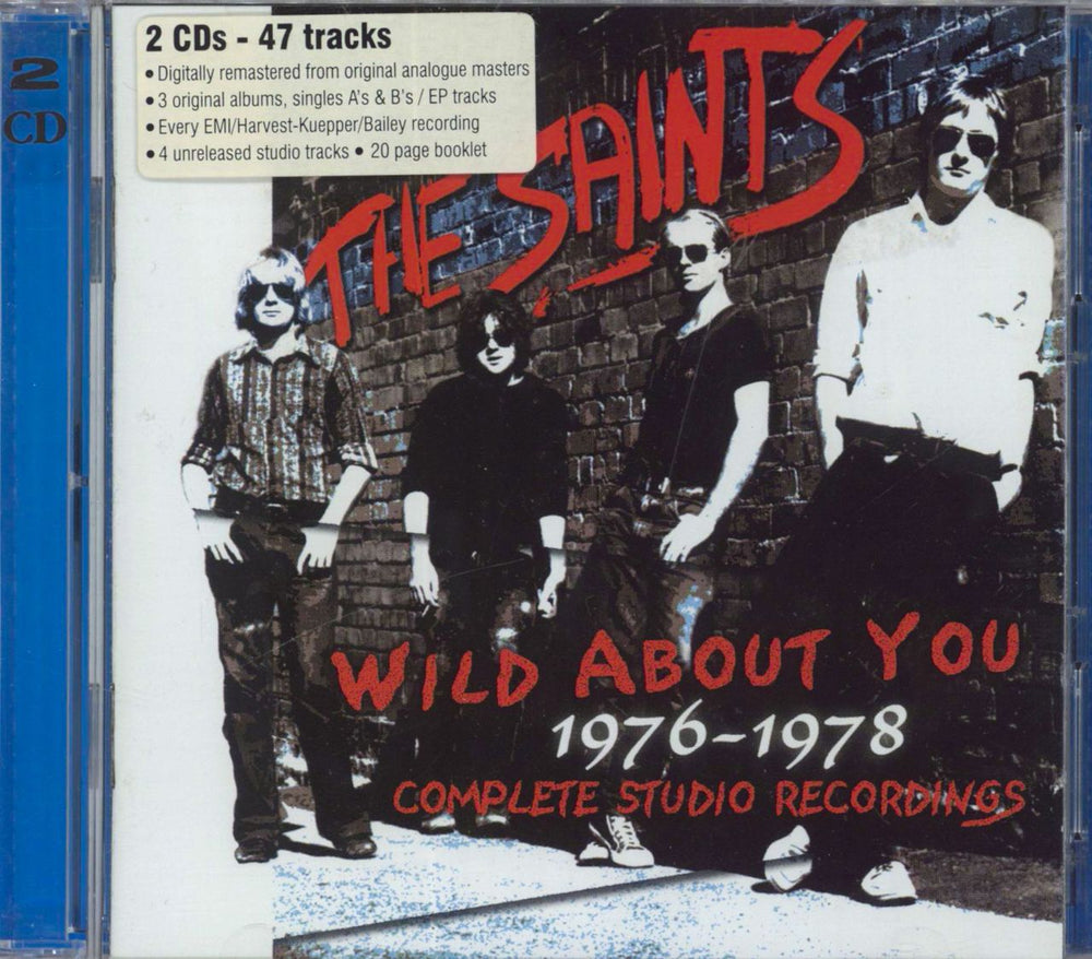 The Saints Wild About You 1976-1978 - Complete Studio Recordings Australian 2 CD album set (Double CD) RVCD-107