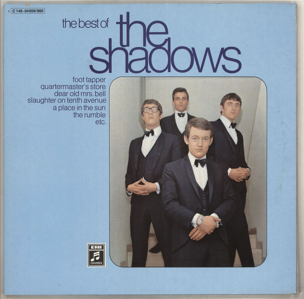 The Shadows The Best Of The Shadows German 2-LP vinyl record set (Double LP Album) 1C148-04859/860