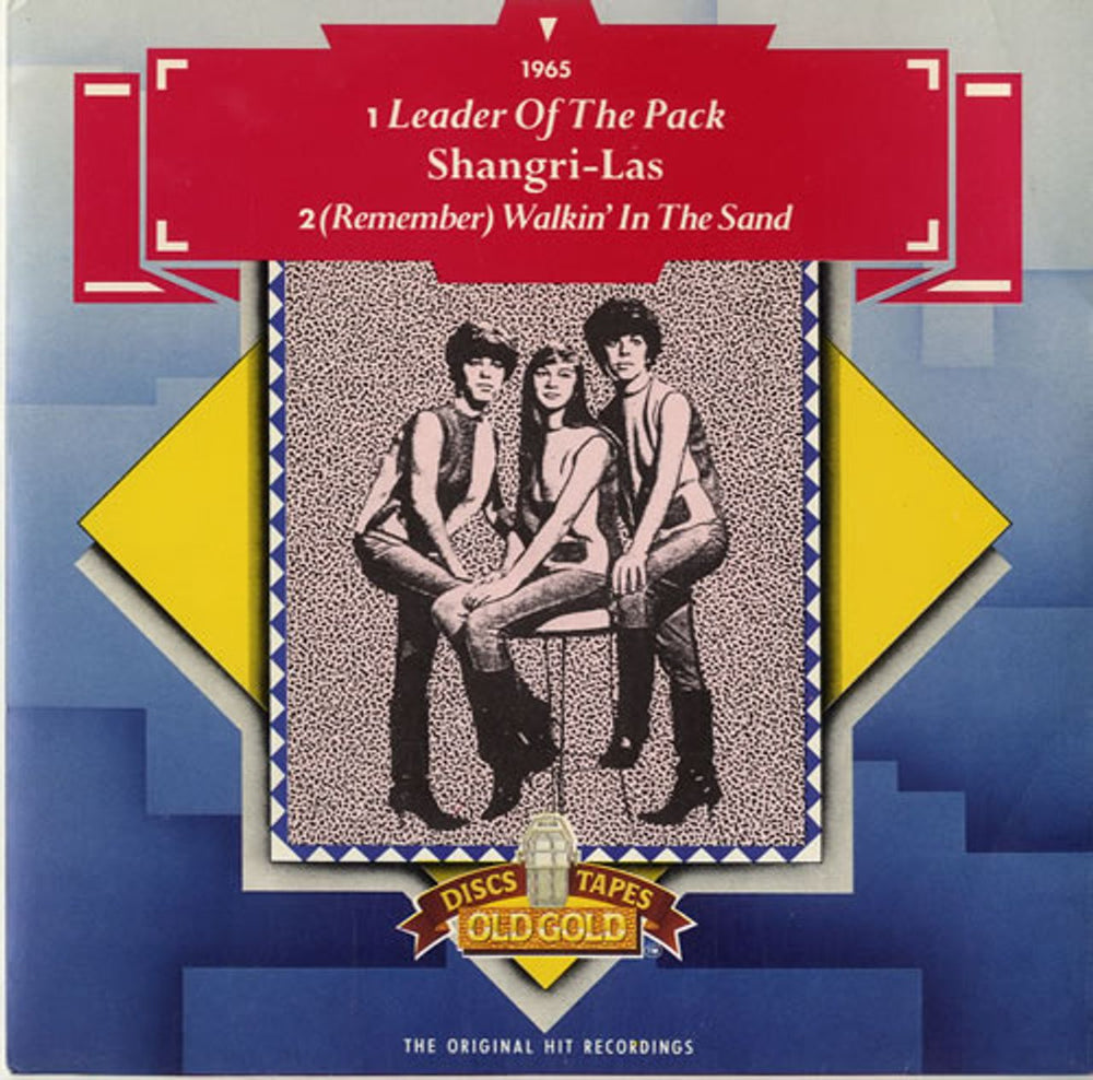 The Shangri-Las Leader Of The Pack - P/S UK 7" vinyl single (7 inch record / 45) OG9085