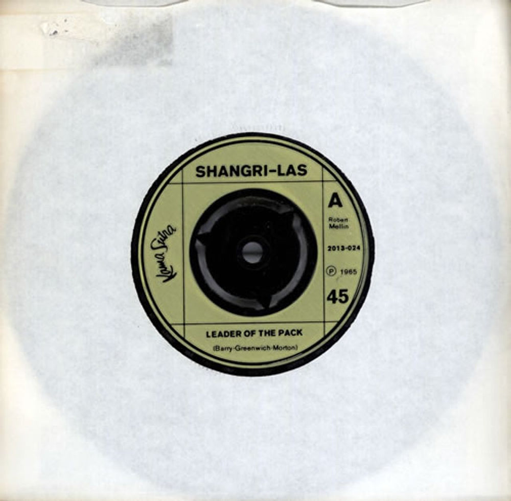 The Shangri-Las Leader Of The Pack UK 7" vinyl single (7 inch record / 45) 2013024