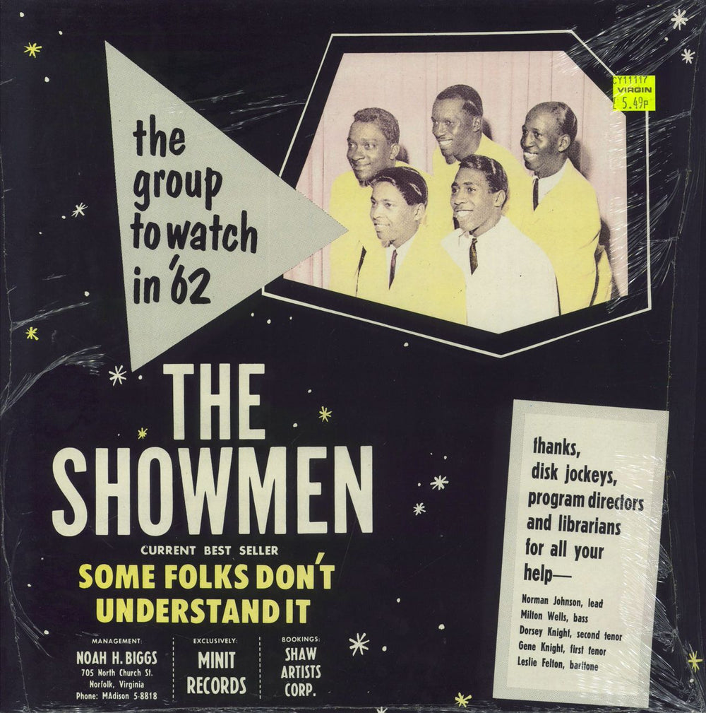 The Showmen Some Folks Don't Understand It UK vinyl LP album (LP record) CRB1165