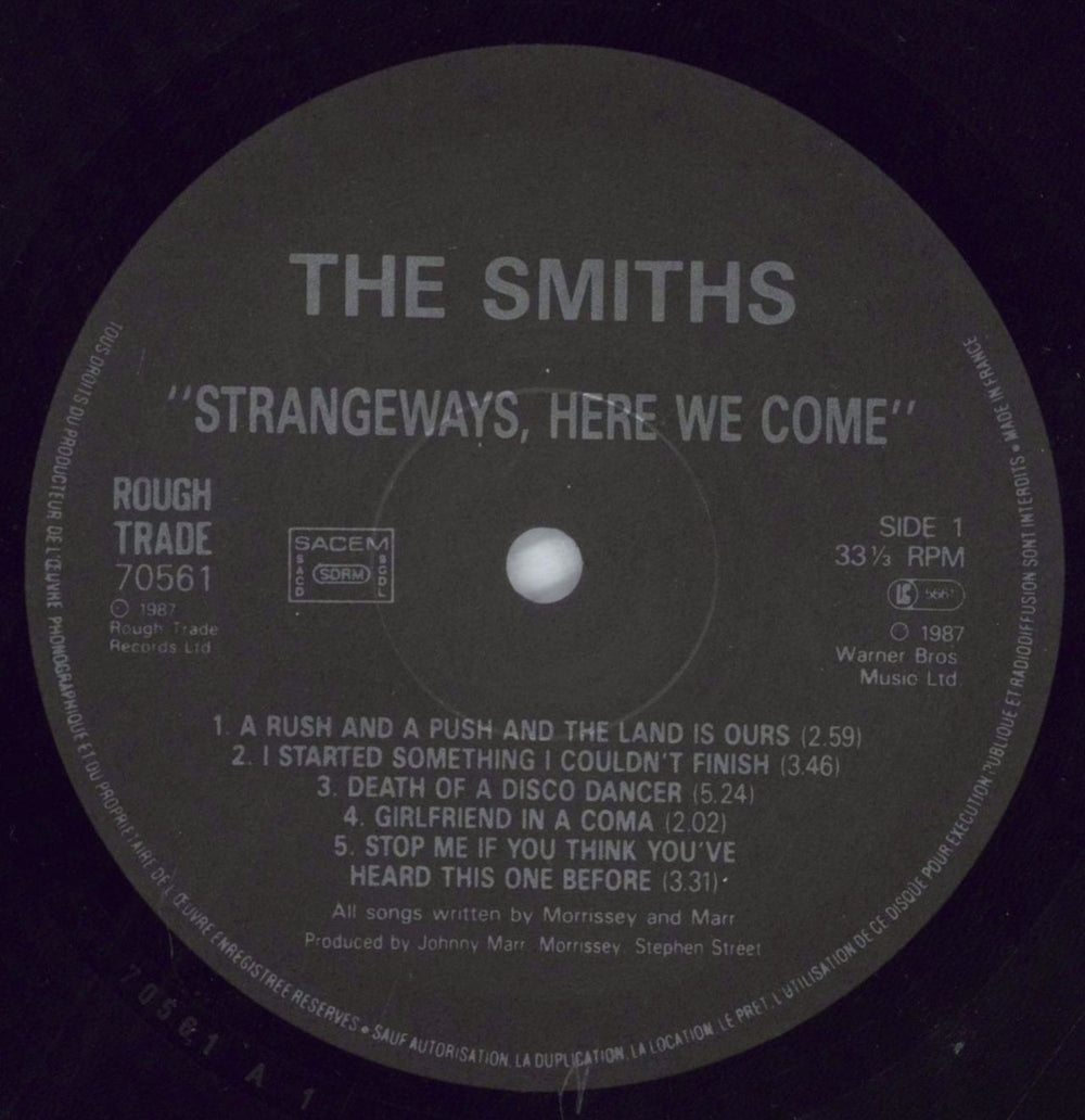 The Smiths Strangeways, Here We Come - EX French vinyl LP album (LP record) SMILPST824671