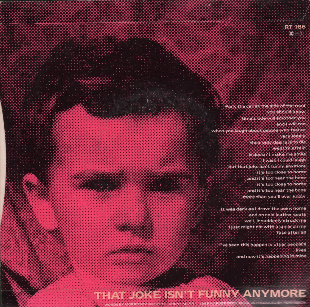 The Smiths That Joke Isn't Funny Anymore - Solid UK 7" vinyl single (7 inch record / 45)