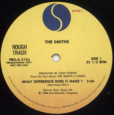 The Smiths What Difference Does It Make US Promo 12