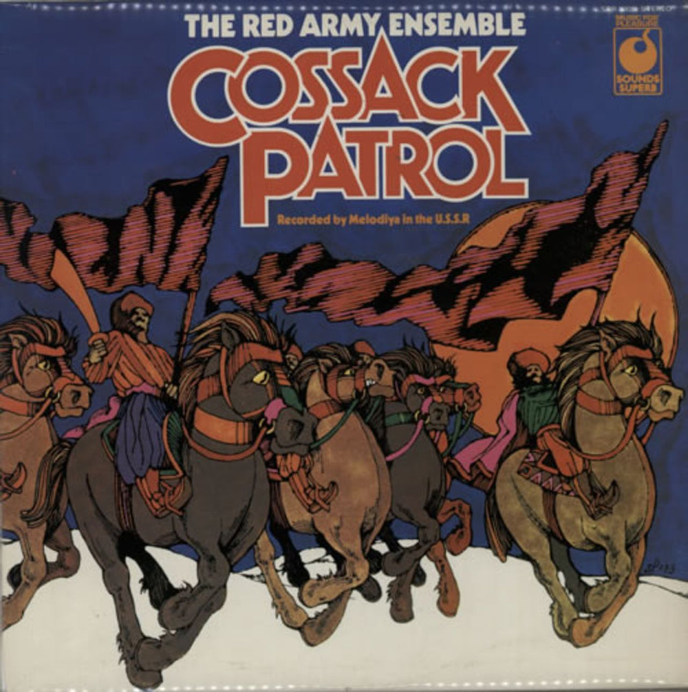 The Soviet Army Ensemble Cossack Patrol UK vinyl LP album (LP record) SPR90022