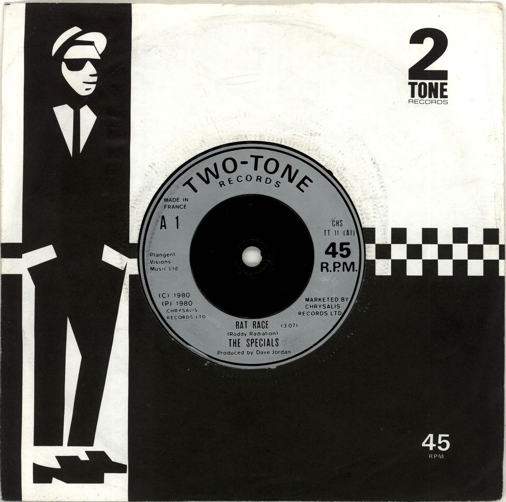 The Specials Rat Race French 7" vinyl single (7 inch record / 45) CHSTT11