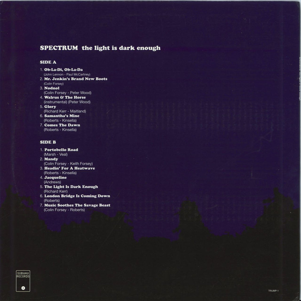 The Spectrum (60s) The Light Is Dark Enough UK vinyl LP album (LP record)