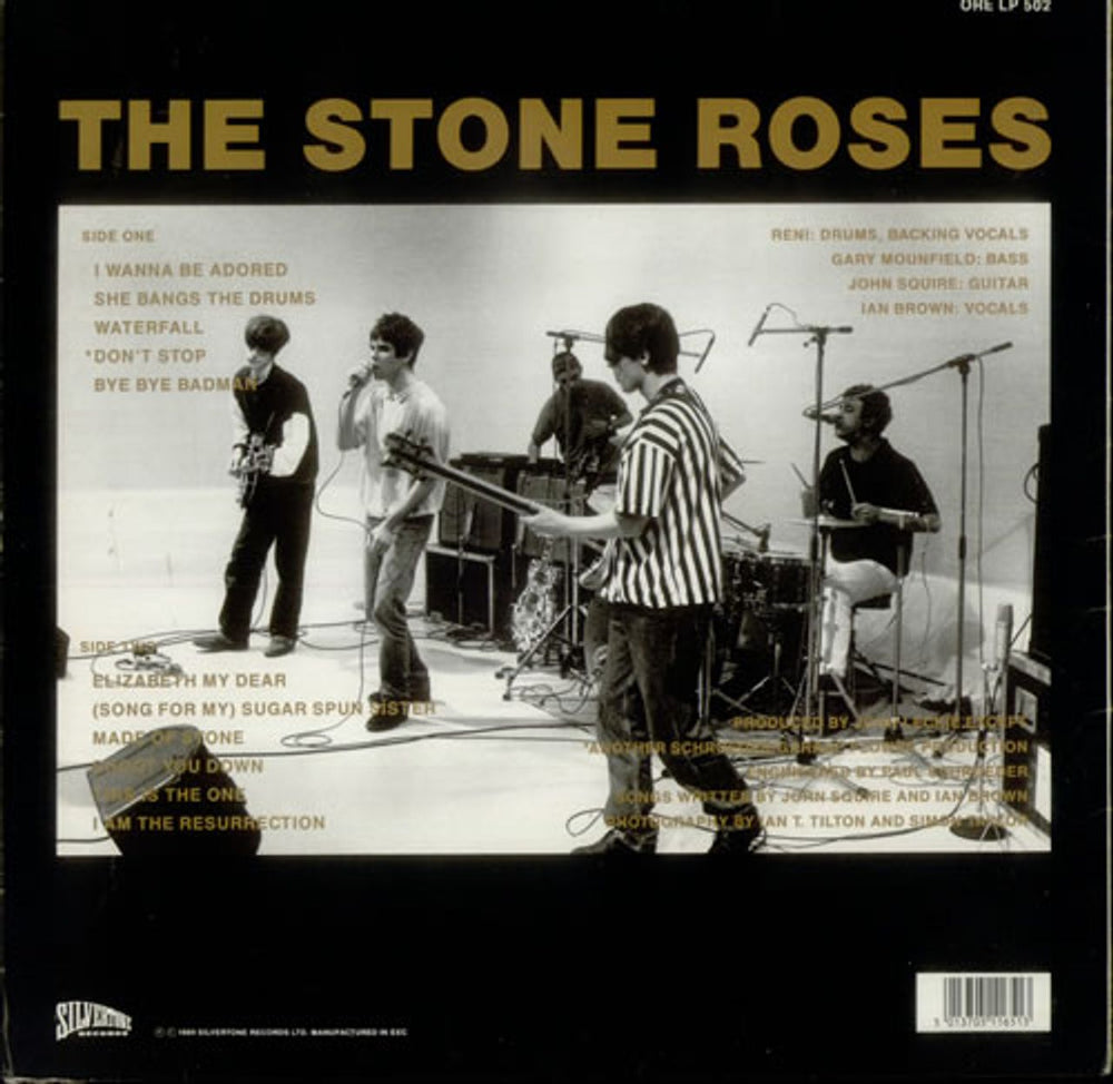 The Stone Roses The Stone Roses - 2nd UK vinyl LP album (LP record) STOLPTH310326