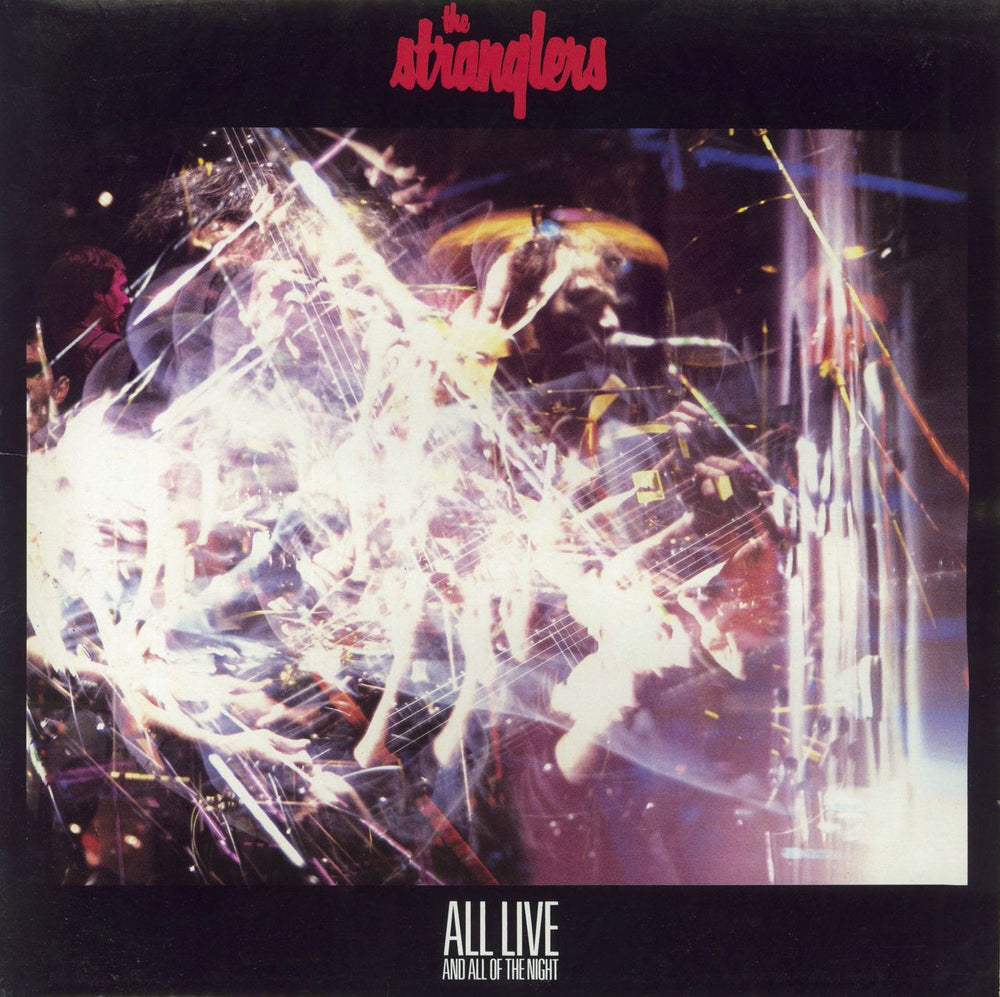 The Stranglers All Live And All Of The Night - 1st UK vinyl LP album (LP record) 4602591