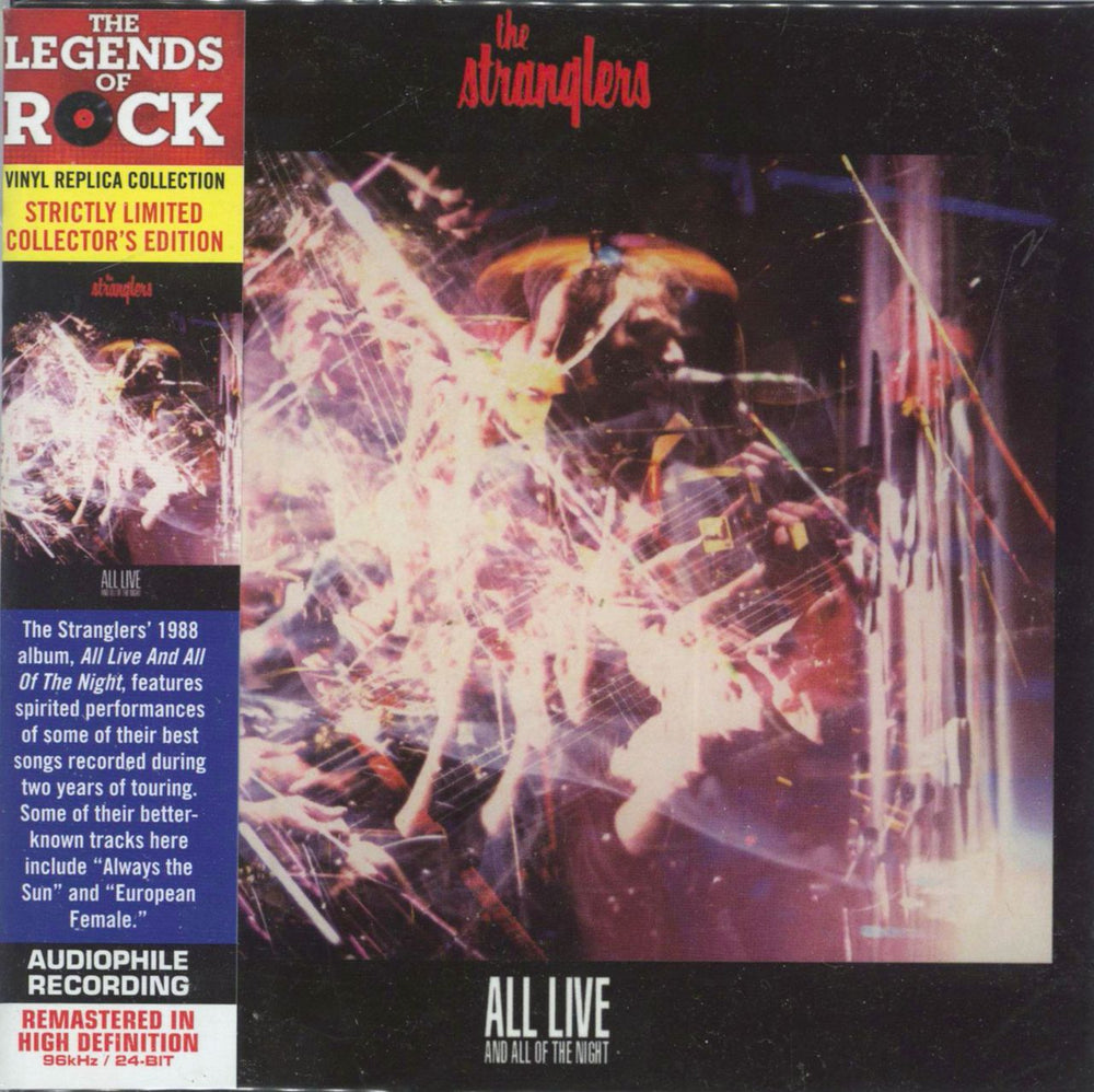 The Stranglers All Live And All Of The Night + Obi - Sticker Sealed US CD album (CDLP) 88883765212