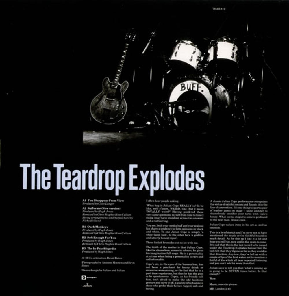 The Teardrop Explodes The Teardrop Explodes EP UK 12" vinyl single (12 inch record / Maxi-single) TDP12TH518527