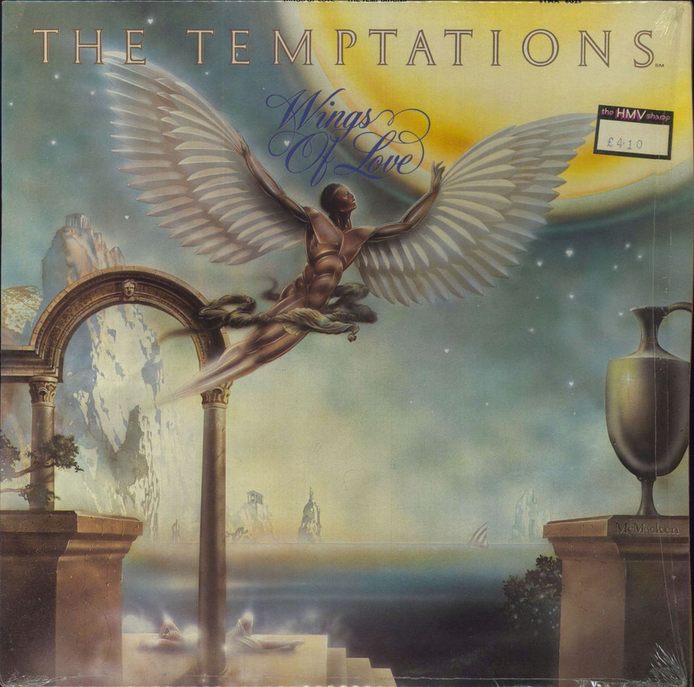 The Temptations Wings Of Love UK vinyl LP album (LP record) STMA8025