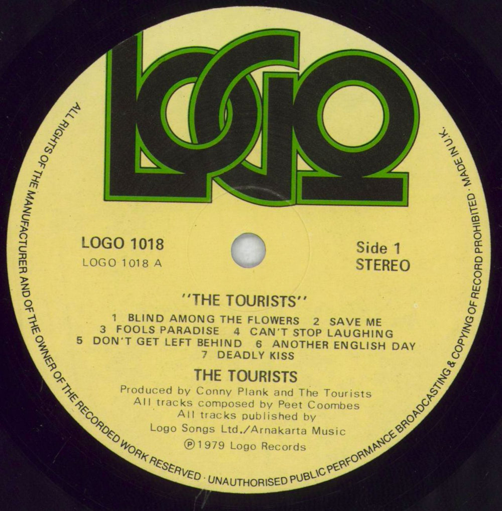 The Tourists The Tourists - EX UK vinyl LP album (LP record) TOULPTH826541