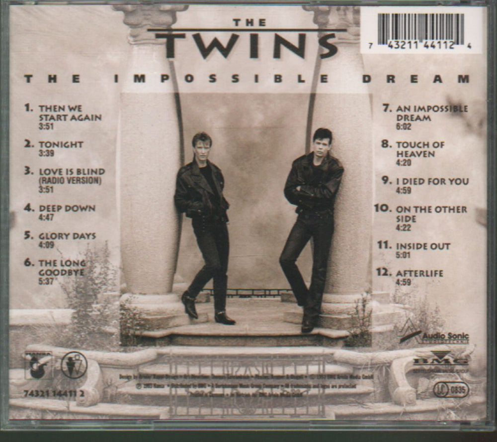 The Twins The Impossible Dream German CD album (CDLP) TWNCDTH51740