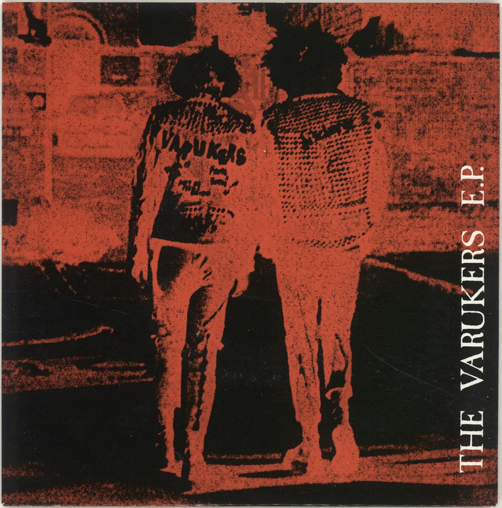 The Varukers The Varukers E.P. - White Labels UK 7" vinyl single (7 inch record / 45) HELL1