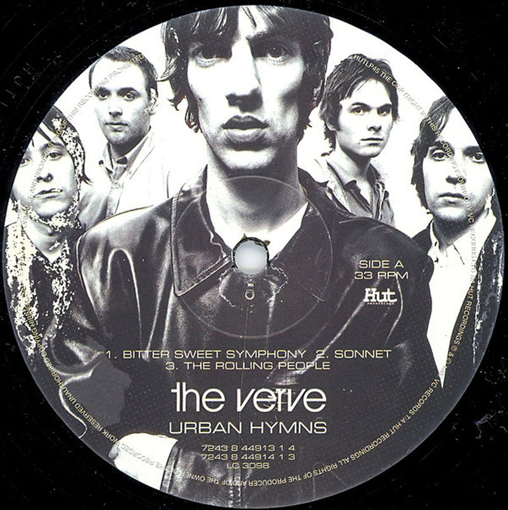 The Verve Urban Hymns - 1st - Picture Labels [Perimeter Text] UK 2-LP vinyl record set (Double LP Album) VVE2LUR362891