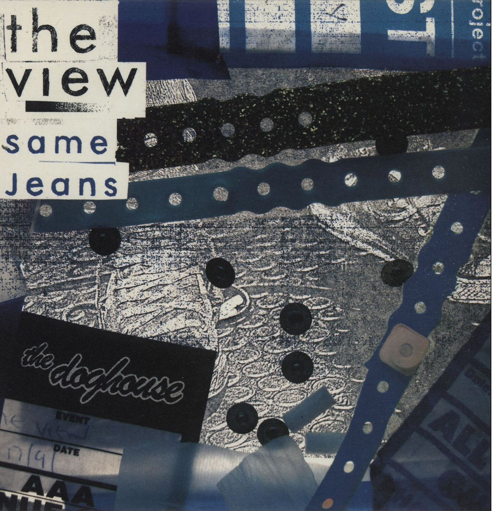 The View Same Jeans - Blue Vinyl UK 7" vinyl single (7 inch record / 45) OLIVE015