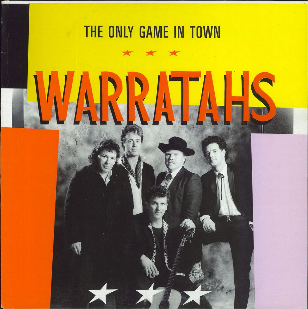 The Warratahs The Only Game In Town UK vinyl LP album (LP record) PAL1032