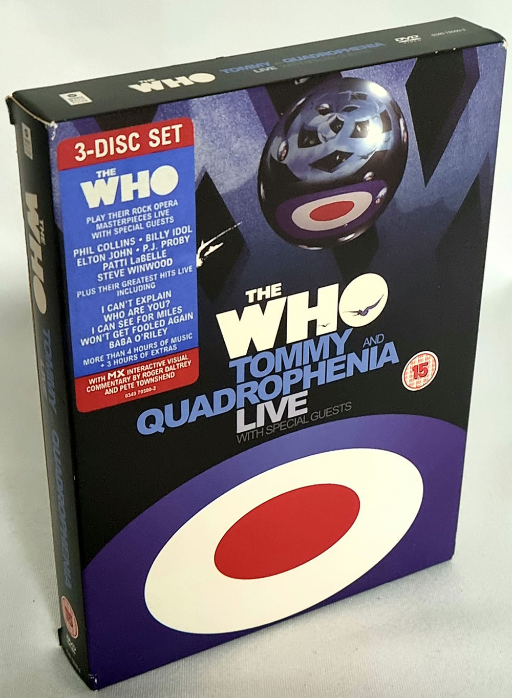 The Who Quadrophenia And Tommy Live UK DVD 0349705002