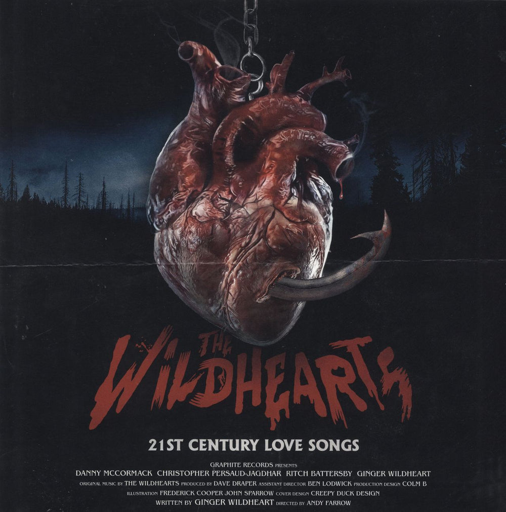 The Wildhearts 21st Century Love Songs - Black Vinyl UK vinyl LP album (LP record) GRAPHFAR36LP