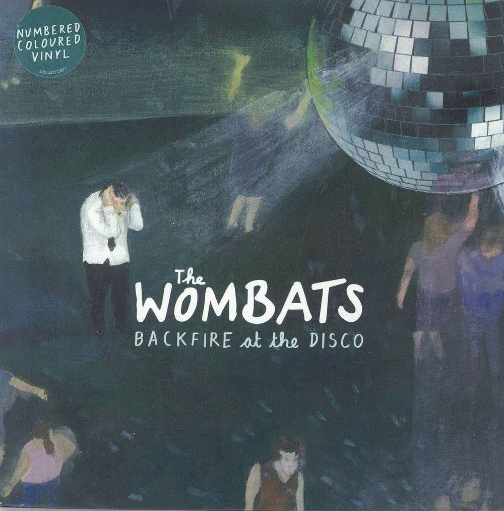 The Wombats Backfire At The Disco - Green Vinyl UK 7" vinyl single (7 inch record / 45) 14FLR30V2