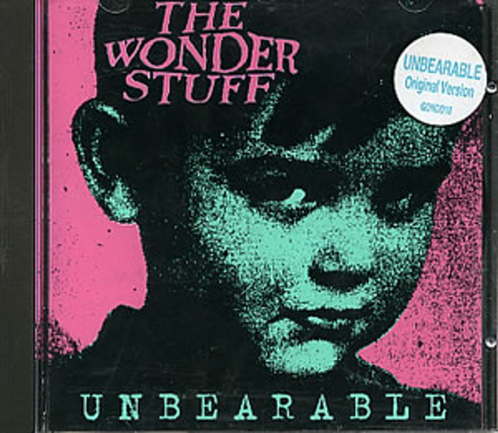 The Wonder Stuff Unbearable - Pink Sleeve UK CD single (CD5 / 5") GONDD18
