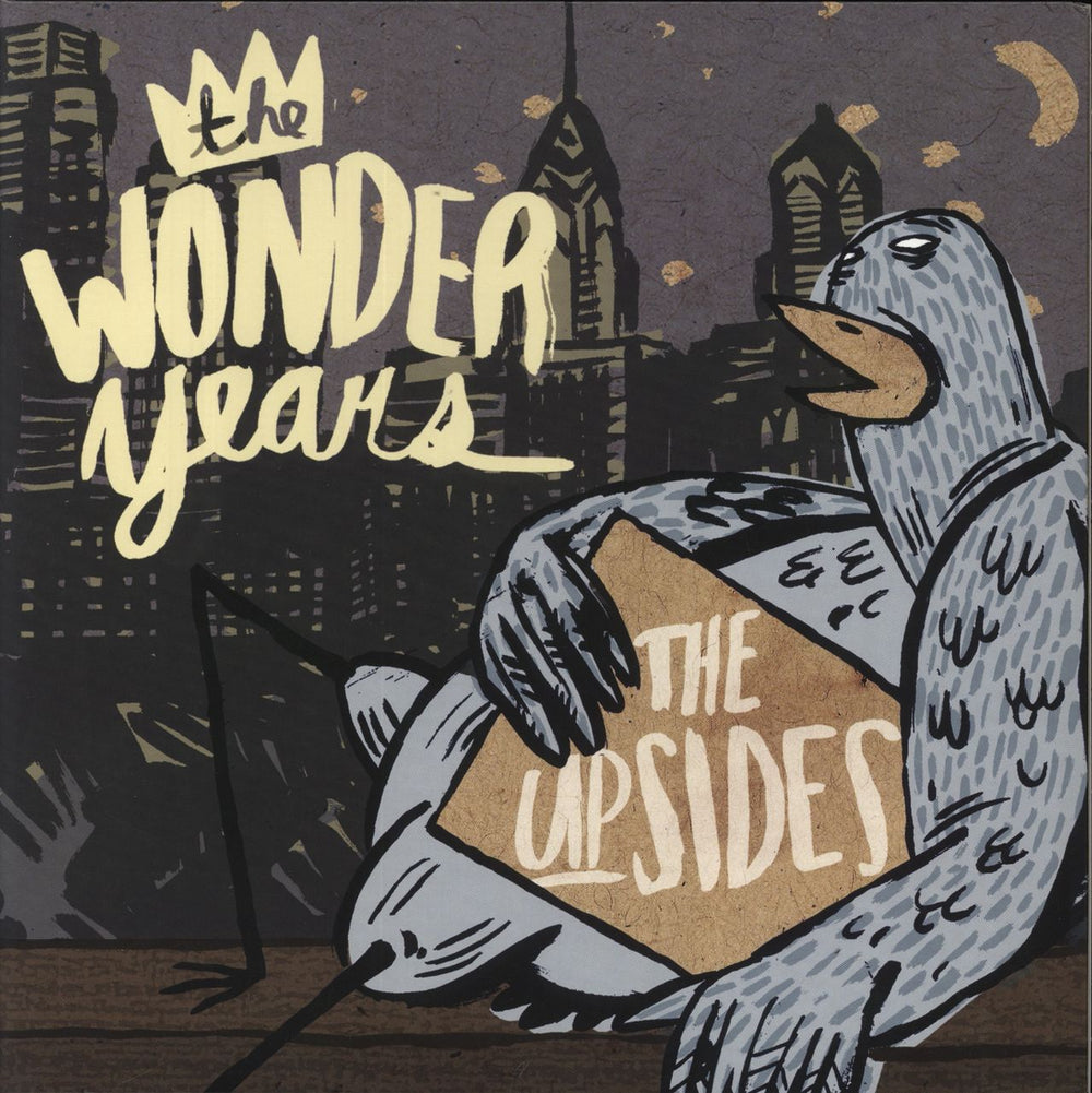 The Wonder Years The Upsides - Crystal Clear With Purple Splatter US vinyl LP album (LP record) HR2964-1