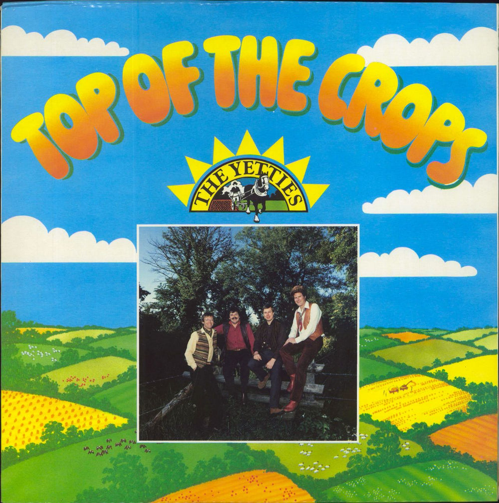 The Yetties Top Of The Crops UK vinyl LP album (LP record) YET3005