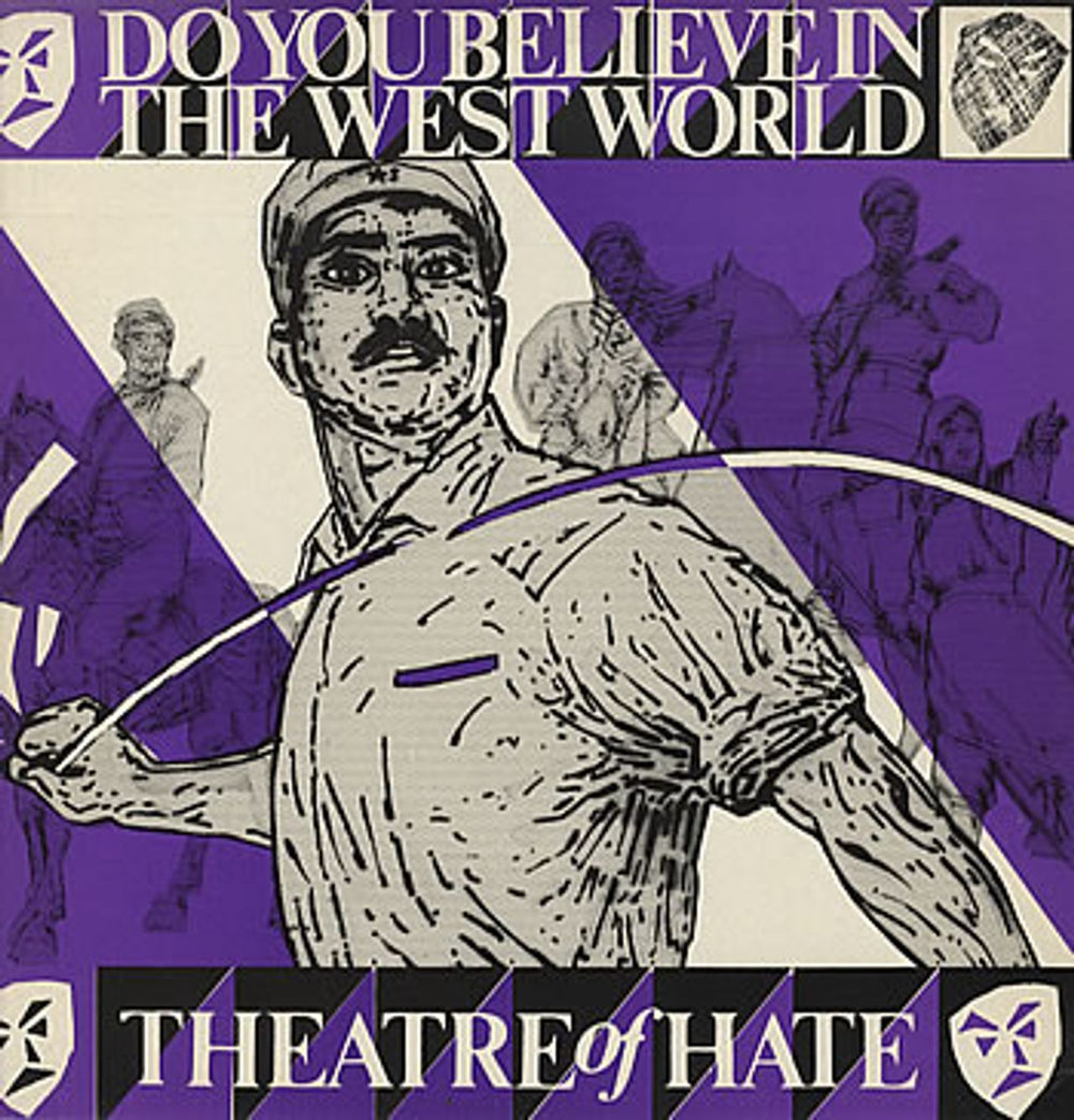 Theatre Of Hate Do You Believe In The West World UK 12" vinyl single (12 inch record / Maxi-single) BRRT2