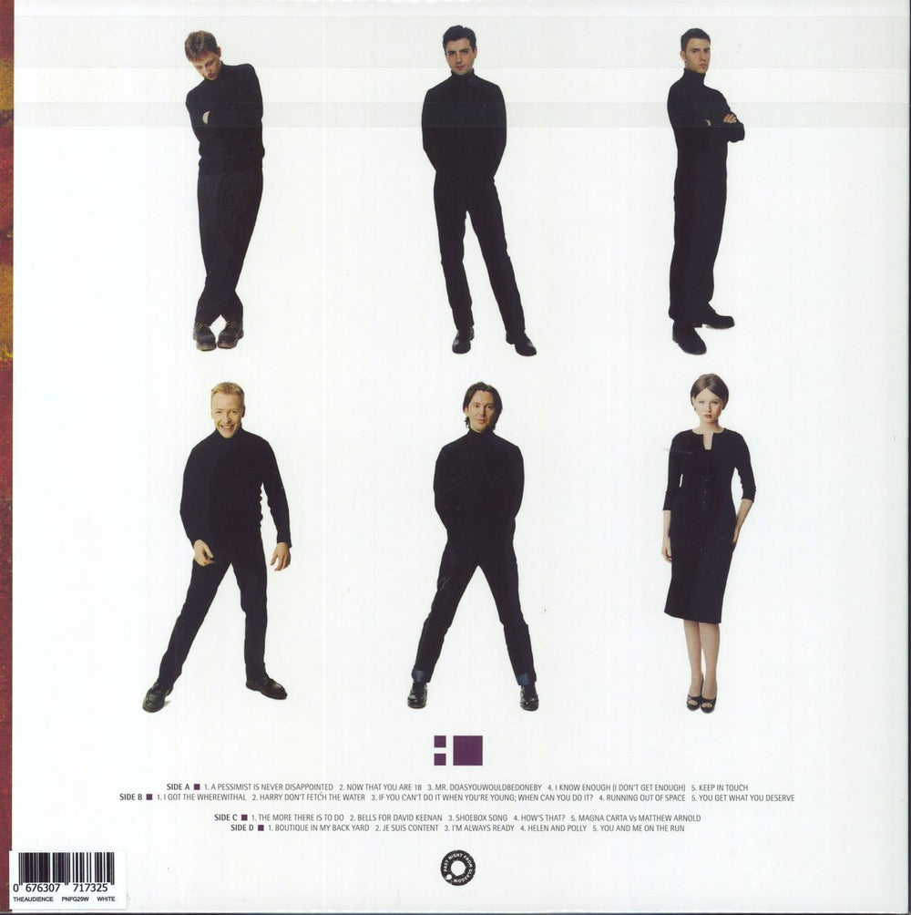Theaudience TheAudience - White Vinyl UK 2-LP vinyl record set (Double LP Album) 0676307717325