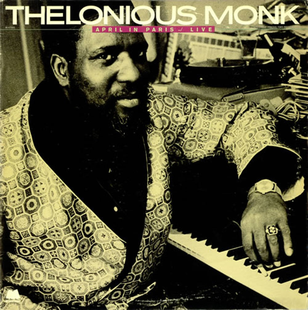 Thelonious Monk April In Paris/ Live US 2-LP vinyl record set (Double LP Album) M-47060