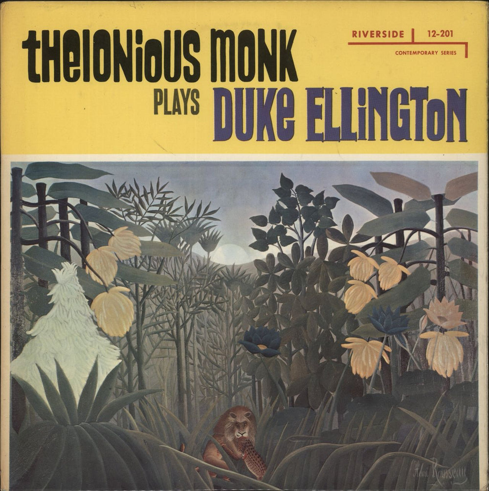 Thelonious Monk Thelonious Monk Plays Duke Ellington - 1st UK vinyl LP album (LP record) RLP12-201