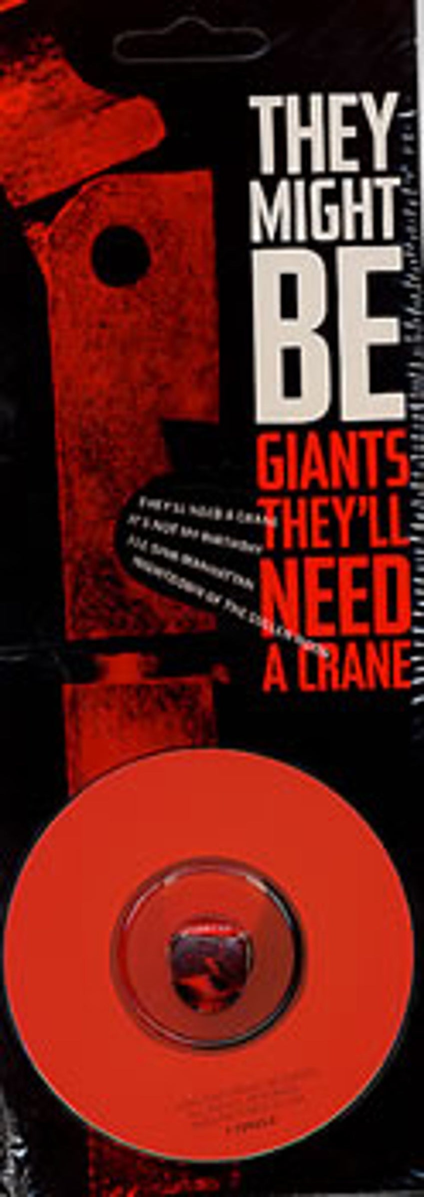 They Might Be Giants They'll Need A Crane - Longpack - Sealed US 3" CD single (CD3) 772611-2